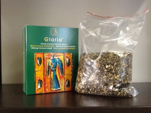 "Gloria" Miscela di incensi e resine naturali conf.300 gr.