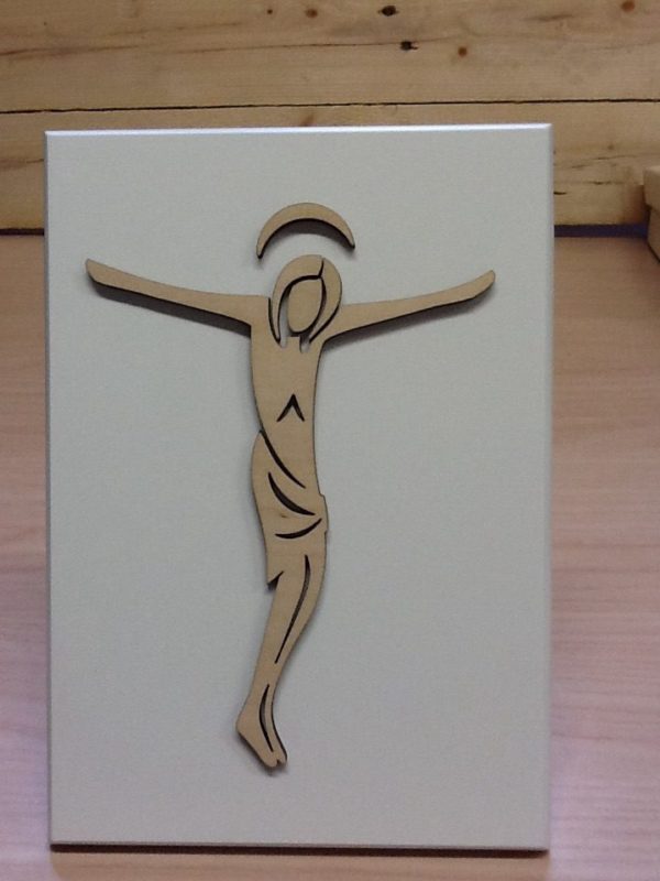 Quadretto in legno "Cristo" cm.13x18.5h