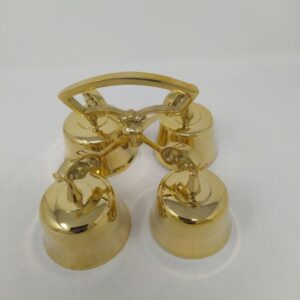 Campanello ottone dorato quattro suono 16x16
