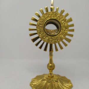 Ostensorio dorato, h 27cm