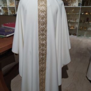 casula 100% poliestere gallone ricamato con fili dorati non stampati, novità!!