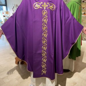 Casula 100% pura lana, ricamo diretto ricco, collo a V, novità