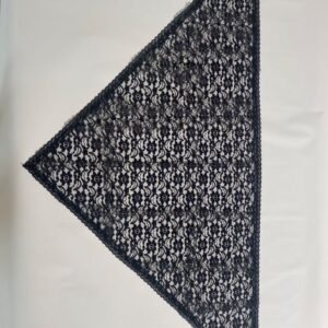 Velo triangolo nero 120x60cm 100% sintetico