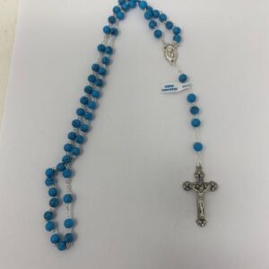 Rosario vero turchese grano 6mm