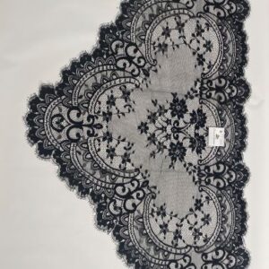 Velo Jacquard nero 120x60 cm